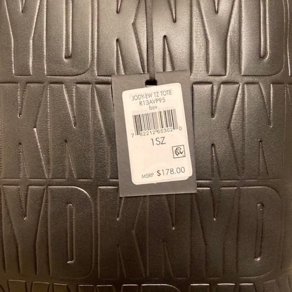 DKNY Judy Embossed Signatures Zip Tote - Picture 6 of 7